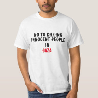 Camiseta No a matar personas inocentes