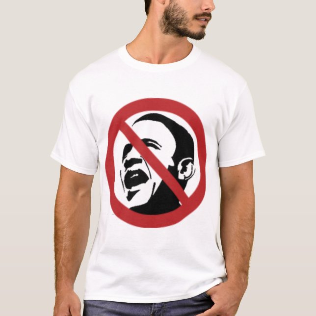 Camiseta No a Obama (Anverso)