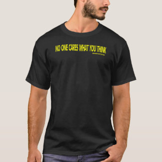 Camiseta No a ON le importa lo que piensas - Amarillo