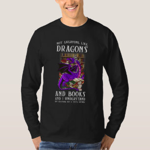 Camiseta no a todos les gustan los dragones y los libros