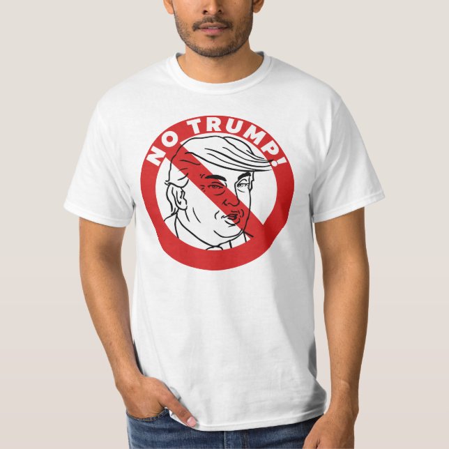 Camiseta No a Trump 2016 (Anverso)