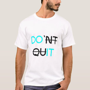 Camiseta No abandonar - Audaz Diseño de tipografía motivaci