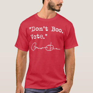 Camiseta No Abuchee Vota Por Barack Obama