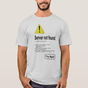 Camiseta no acceso a Internet