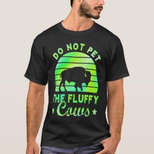 Camiseta No Aciciar a las Vacas Esponjosas Bisonte Parque