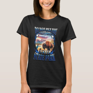 Camiseta No Aciciar a las Vacas Esponjosas Custer State Par