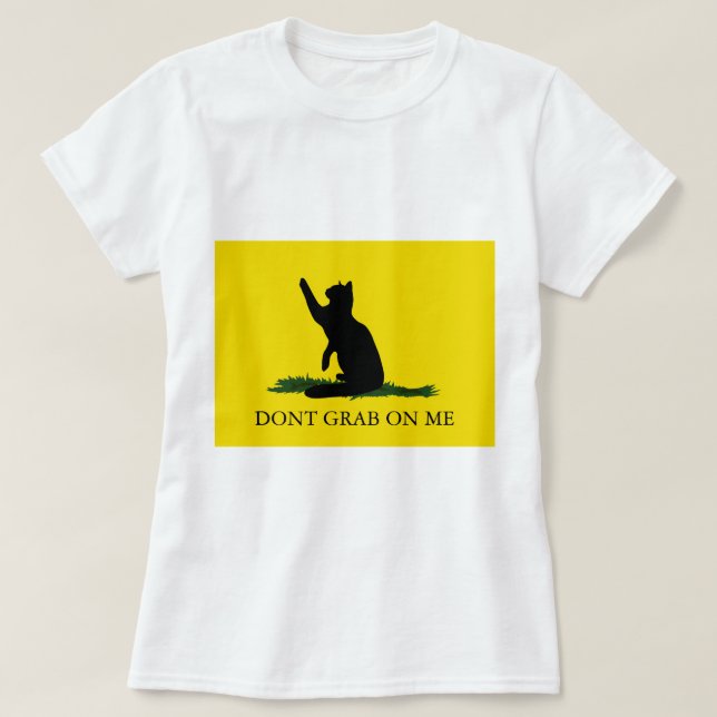 Camiseta No agarres a los gatitos (Diseño del anverso)