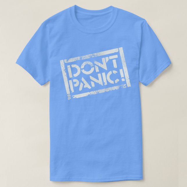 Camiseta No al pánico (Diseño del anverso)