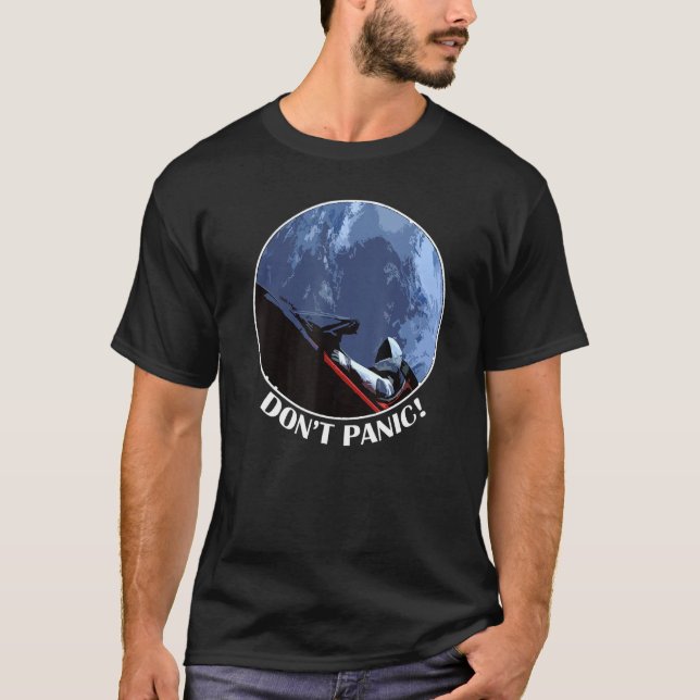 Camiseta No al pánico por la historia de Starman (Anverso)