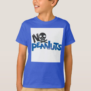Camiseta No al Peanus Blue Baseball T