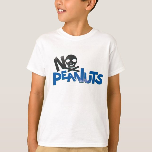 Camiseta No al Peanus Blue Baseball T (Anverso)