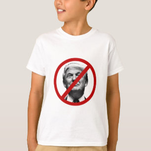 Camiseta No al Rótulo internacional de Trump