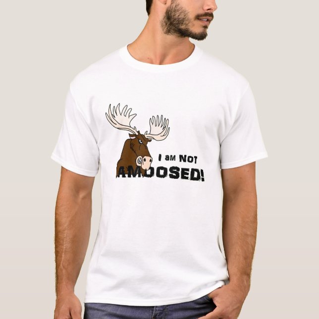 Camiseta No alces enojados de Amoosed (Anverso)