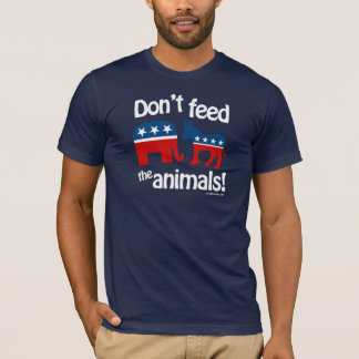Camiseta No alimentar a los animales