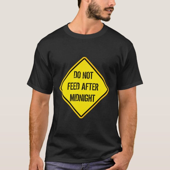 CAMISETA NO ALIMENTAR DESPUÉS DE LA MEDIANOCHE (Anverso)