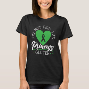 Camiseta No Alimente a la Princesa Alergia al Gluten Celia