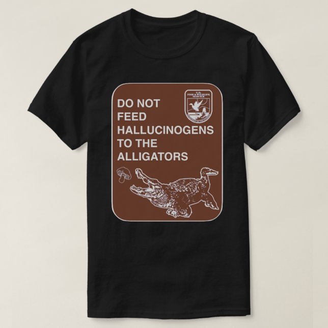 Camiseta No alimente a los alicaturistas classi (Diseño del anverso)
