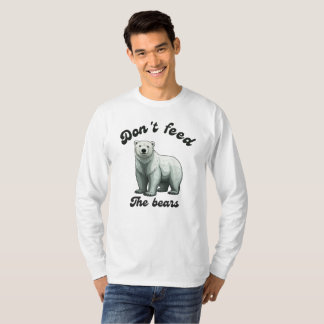 Camiseta No alimente a los osos