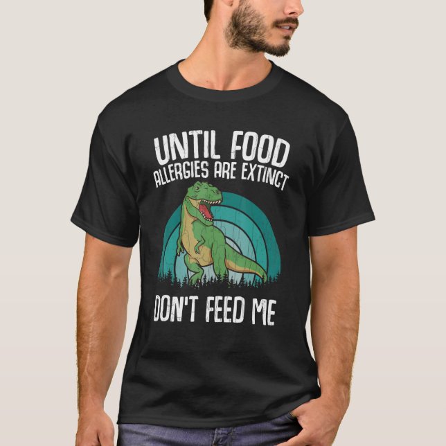 Camiseta No Alimente Alimentos Alergia Conciencia Mes Apoyo (Anverso)