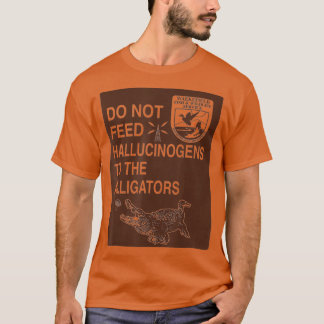 Camiseta No Alimente Halucinógenos A Los Hippie De Los Liga
