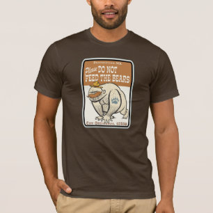 Camiseta No alimente los osos