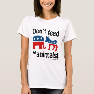 Camiseta No alimentes a los animales -