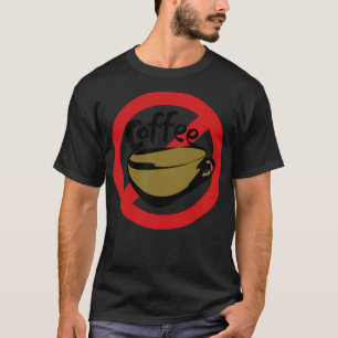 Camiseta no amante del café cappuccino