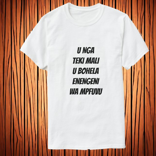 Camiseta No amarre el dinero en la pierna del hipopótamo (Subido por el creador)