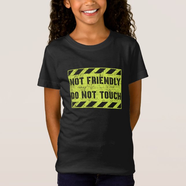 Camiseta No Amistoso No Tocar (Anverso)