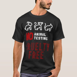 Camiseta No Animalesting Libre de Crueldad retro