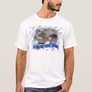 Camiseta ¡No antes de mediodía!