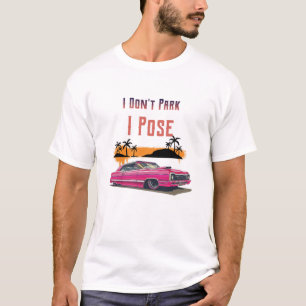 Camiseta No aparco, me levanto, los coches retro