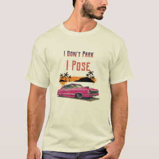 Camiseta No aparco, me siento retro