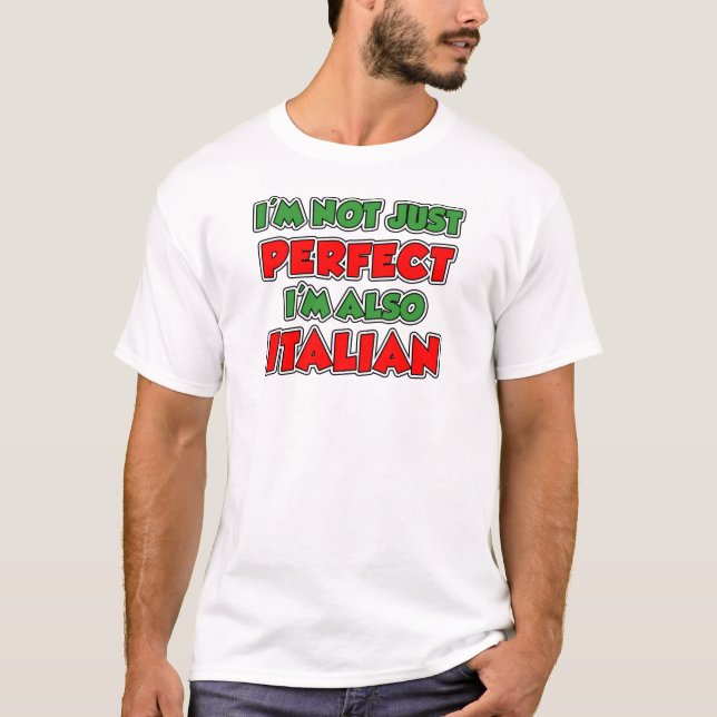 Camiseta No apenas italiano perfecto (Anverso)
