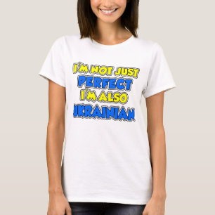 Camiseta No apenas perfecto soy ucraniano
