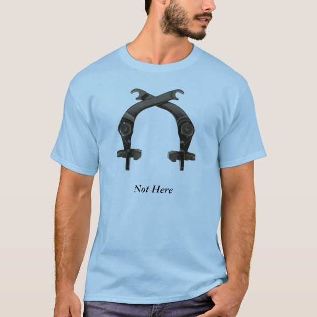 Camiseta No aquí brakeless (Anverso)