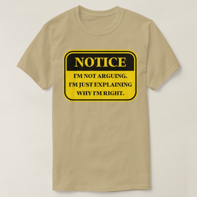 Camiseta No Argumento Que Solo Explique Por Qué Me Divertid (Diseño del anverso)