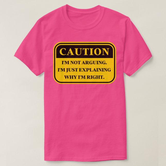 Camiseta No Argumento Que Solo Explique Por Qué Me Divertid (Diseño del anverso)