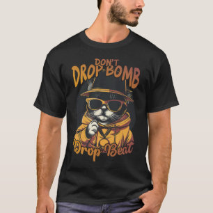 Camiseta No arrojar la bomba golpear
