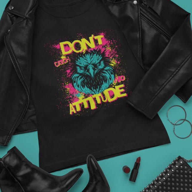 Camiseta No atrapen actitud - Sarcástico (Subido por el creador)