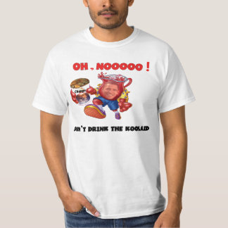 Camiseta No beba el Koolaid (con diseño trasero)