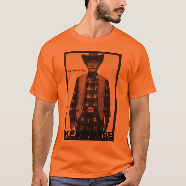 Camiseta No beba y no se vista, KEMOSABE (Anverso)