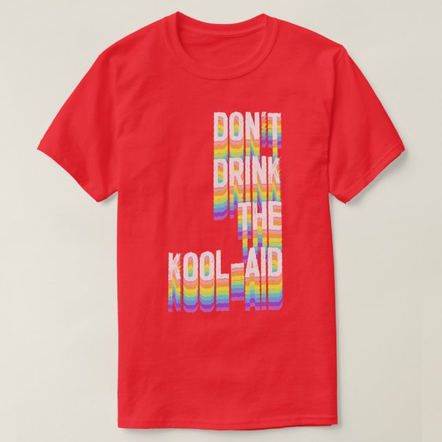 Camiseta No bebas el templo de los Kool Aid, Jim Jones (Diseño del anverso)