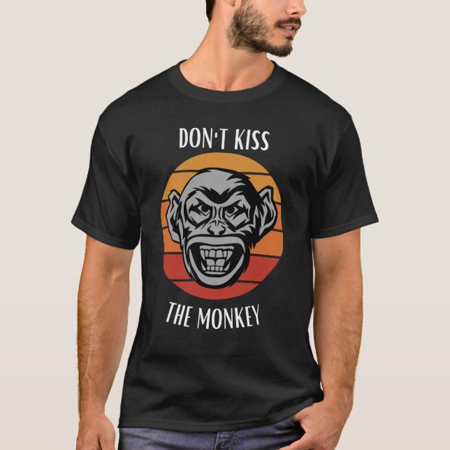 Camiseta No beses al mono (Anverso)