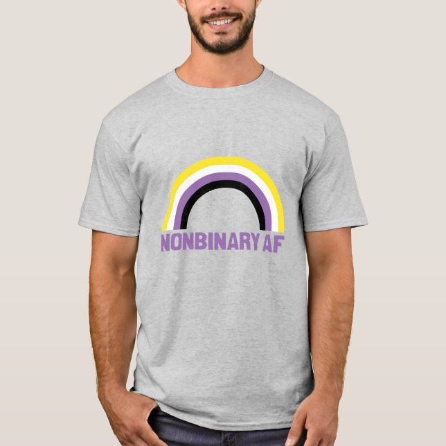 Camiseta No binario AF (Anverso)