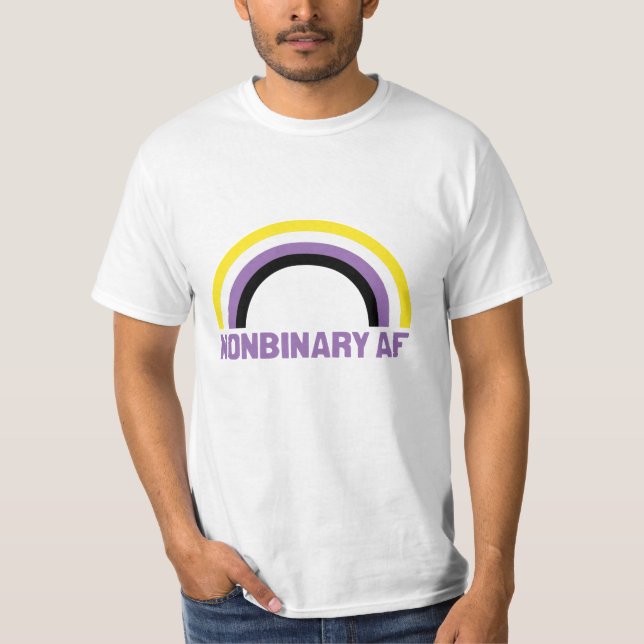 Camiseta No binario AF (Anverso)