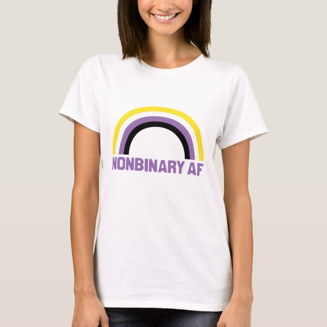 Camiseta No binario AF (Anverso)