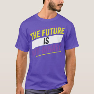 Camiseta No binario El futuro es no binario LGBT Enby