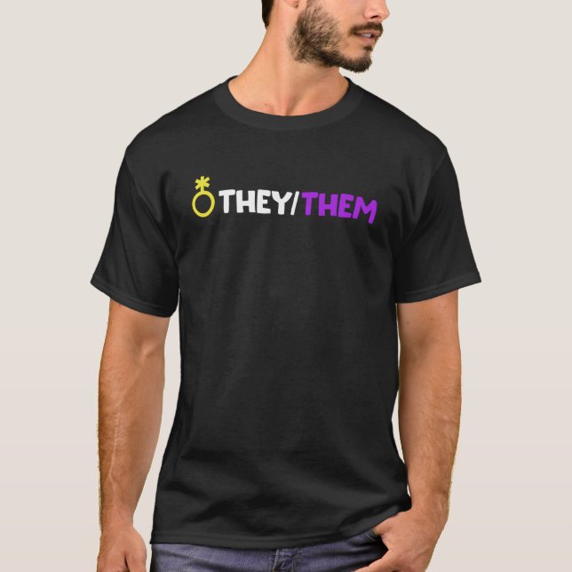 Camiseta No binario y transgénero (Anverso)