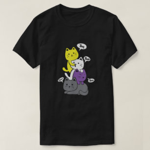 Camiseta No binarios Los Muestran Cuidadosamente Fla No Bin
